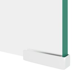 vidaXL TV Stand/Monitor Riser Glass Clear 110x30x13 cm
