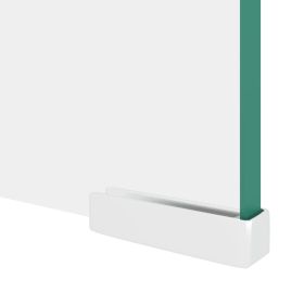 vidaXL TV Stand/Monitor Riser Glass Clear 35.4"x11.8"x5.1"