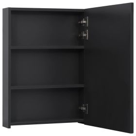 vidaXL LED Bathroom Mirror Cabinet 50x13x70 cm