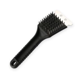 Barbecue Cleaning Brush Wire Bristle Brush with Scraper Grill Oven Cleaner Tool