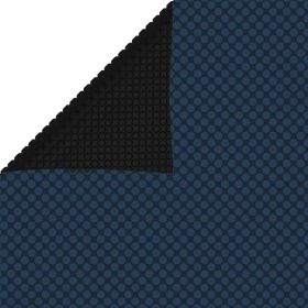 Floating PE Solar Pool Film 192.1"x96.1" Black and Blue
