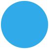 Floating Round PE Solar Pool Film 98.4" Blue