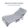 HiTurbo Quick Dry And Absorbent Pool Chair Cover With Pockets; Portable Sun Lounger Beach Chair Towel Cover For Indoor Outdoor Swimming Activities