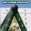 Swing Sets for Backyard 440LBS 2 Seat, Swing with Stand, Swing Set for Kids, 32" Saucer Swing and 26.2" Swing Seat