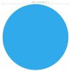 Floating Round PE Solar Pool Film 179" Blue