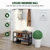 VEVOR Artificial Topiaries Boxwood Trees, 20' Tall (2 Pieces), Ball-Shape Faux Topiaries Plant