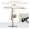 Outdoor beach umbrella /Cantilever Umbrella (Swiship-Ship)(Prohibited by WalMart)