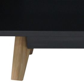 vidaXL High Gloss TV Cabinet Black 120x40x46 cm MDF