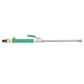 Car High-pressure Electric Water Gun Washer Water Spray Garden Cleaning (Color: Green)