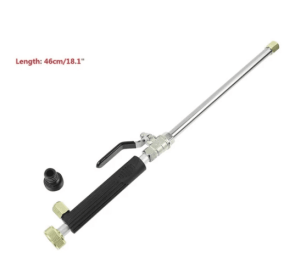 Car High-pressure Electric Water Gun Washer Water Spray Garden Cleaning (Color: Black)