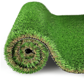 Thick Realistic Fake Grass Roll Decor Patio Balcony Garden Lawn (Option: Grass Green-24inch X5.9inch)