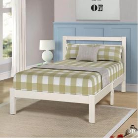 Double Bed Allwood Twin Platform Bed Household Supplies (Option: as picture)