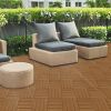 Wood Plastic Composite Deck Tiles Set of 20pcs, Composite Decking Resist Rust, Water, Weather, Indoor&Outdoor, Easy to DIY & Maintain