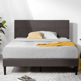 Denna UPH STD Bed Dark Grey FULL (Option: Gray)
